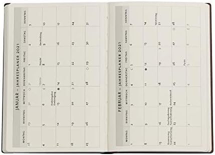 Хартиени празни места 12 Месечен Календар 2021 Расцутена Поезија | Версо | Мини, ДД6682-8
