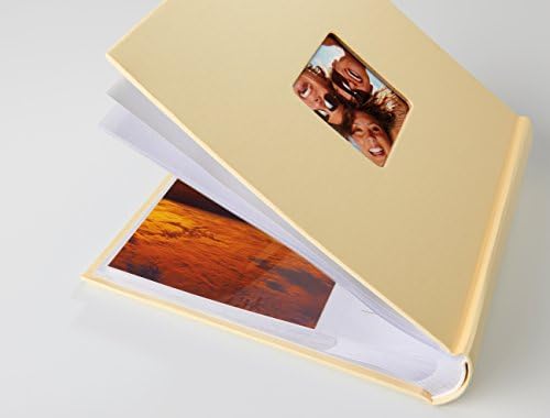 Волтер Дизајн ME-1110-K Забавен тренд Мемо-лизгачки албум со Die Cut за вашата лична слика, за 200 фотографии, 4 x 6 инчи, бензинска зелена