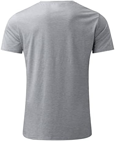 Xxbr 2022 Менс татко ден за печатење маица, тркалезен врат спортски спортски обичен кратки ракави кошула мускуларна тренинг атлетика