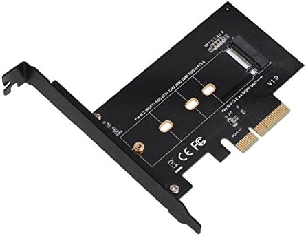 Siig M.2 NGFF SSD на PCIE 3.0 X4 Адаптер за картички за 2230, 2242.2260, 2280 M.2 PCIE Контролер на контролор на контролор на домаќинот