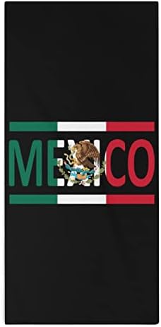Мексиканско знаме рачни крпи за миење на лице и каросерија меки меки за миење садови со слатки печатени за кујна за кујна во кујна