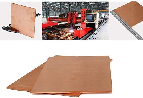 Alremo Huangxing - чист бакарен Cu метален лим со должина од 300мм ширина 300мм дебелина од 0,8 мм до 5мм, 300х300х2мм