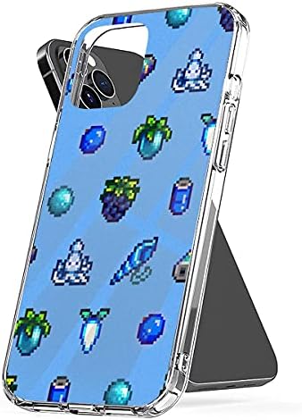 Капак на Куќиштето на телефонот Компатибилен Со iPhone Samsung Blue Xr Шема X Stardew 14 Долина 7 Предмети 11 8 12 Про Макс Се