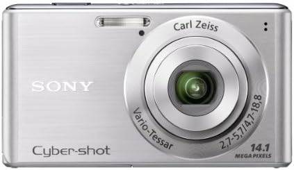 Sony Cyber-Shot DSC-W530 14.1 MP дигитална сè уште камера со Carl Zeiss vario-tessar 4x со широк агол со широк агол и 2,7-инчен LCD