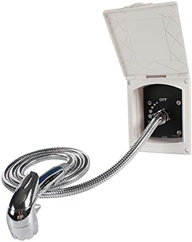 [Додатоци RV] Бела надворешна кутија за туширање во вода и излез Функција за RV моторни додатоци [Делови за замена]