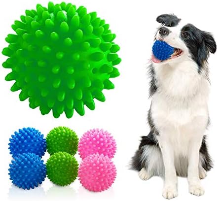 NC Dog Toy Puppy Interactive Chew Toy Toy Resintent Се користи за чистење на заби и тренинг погоден за мали кучиња гумена топка кучиња играчка
