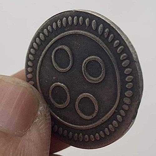 Ирска Специјална Форма Месинг Стариот Антички Скитници Медал Колекционерски Монета Занает 21мм Бакар И Сребрена Монета Комеморативна Копија