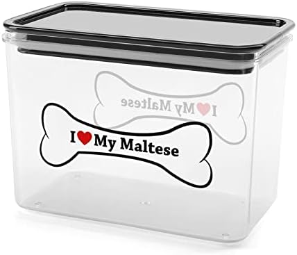 Го Сакам Мојот Малтешки Контејнер За Складирање Храна Пластични Проѕирни Кутии За Складирање Со Капак За Заптивка