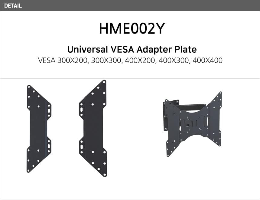Adapter Plate Hyb Mount 400x400 VESA Адаптери за адаптери конвертира LCD LED TV Wall Mount за телевизори од 12-42 инчи и рамни панели