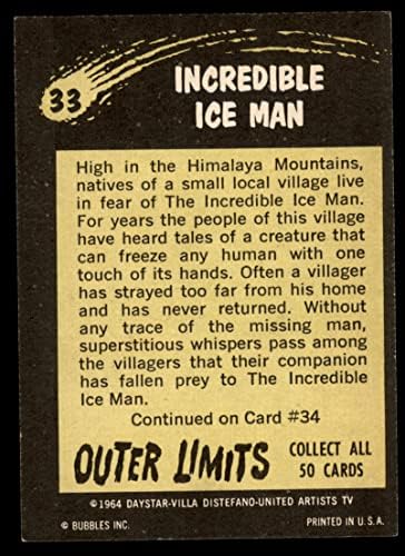 1964 Надворешни ограничувања 33 Неверојатен мраз човек екс