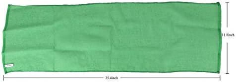 Kakooi долга ексфолирачка најлон крпа/крпа/крпа, магично мијалник за туширање за тело, 35 инчи