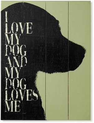 Weedn дизајни за знаци на Arthouse го сакам моето куче и моето куче ме сака