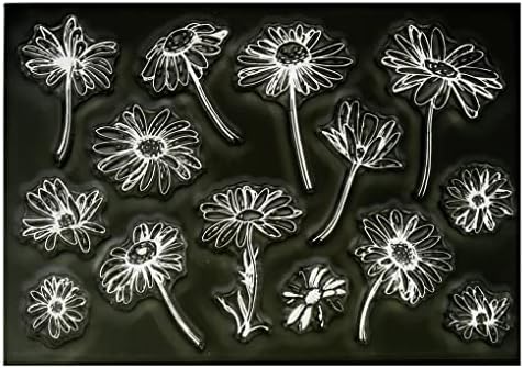 Ddoujoy Flowers Chrysanthemum Позадина јасни марки за декорација на картички и DIY белешка 3020914