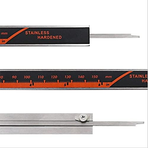 SXDS Vernier Caliper 6 инчен LCD Digital 0-150mm Висок прецизен мерен инструмент за мерење на инструментот за мерење на не'рѓосувачки