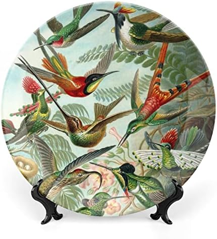 Хамингберд образец коска Кина Декоративна чинија Керамички плочи занает со приказ за украси за домашна канцеларија