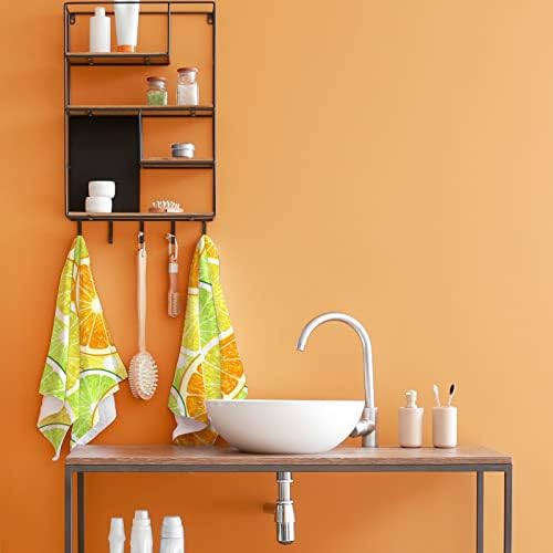 Вантасо бања рачна кујна крпи портокали Агруми парче пешкир за лице 2 пакувања за миење мек брзо суво супер апсорпција на бања