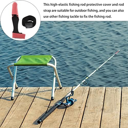 Tehaux 8 Постави ленти за додатоци за заштита на столбови практични алатки за заштита на риболов, прицврстувач за ракави ракави ракави ракави