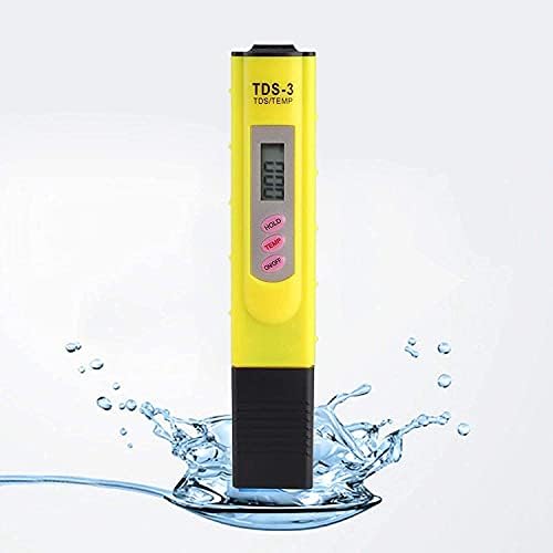 Yuesfz прецизен TDS тестер, точен автоматски автоматски дигитален 0-9990pm Мерач на вода Пенка, за пиење во вода за пиење практичен детектор