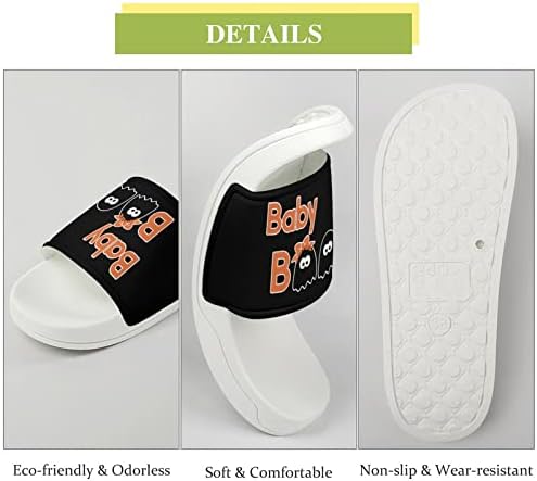 Boo House сандали кои не се лизгаат отворени папучи за пети за бања за туширање за масажа