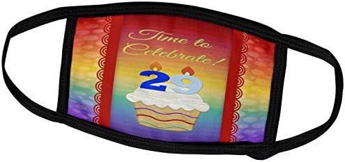 3дроуз Беверли Тарнер Роденденска Покана Дизајн-Кекс, Број Свеќи, Време, Прославете 29 Години Покана-Маски За Лице