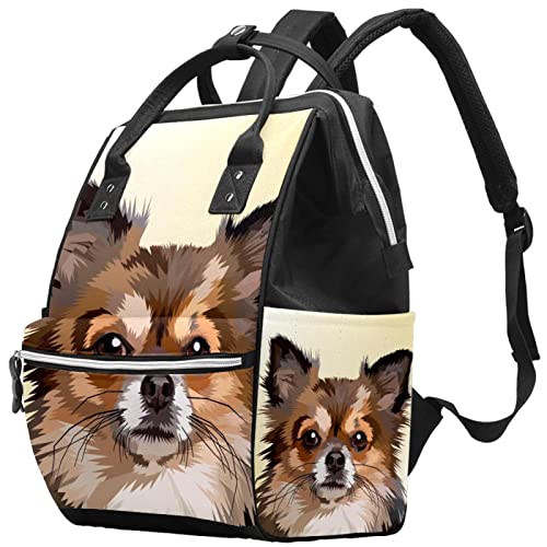 Декорација На животни Дизајн На Кучиња Торби За Торби За Пелени Ранец За Мумии Торба За Пелени Со Голем Капацитет За Нега На Бебиња