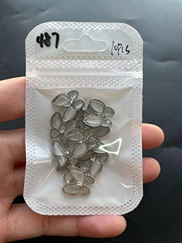 10 парчиња/парчиња легура на легури од легура на пеперутка Rhinestone 31designs стаклени маникир пеперутки 3Д метални украси за накит