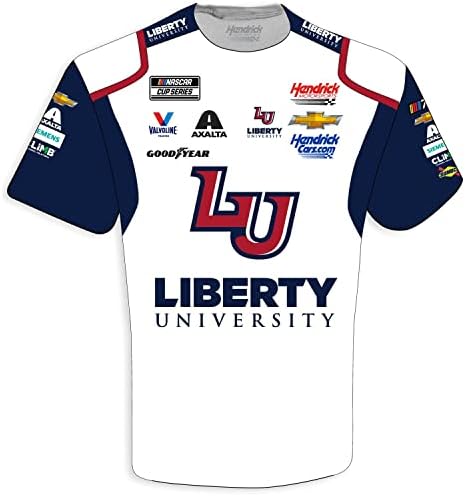 Checked Sports Sports William Byron 2023 University Liberty Sublimated Uniform Pit Crew маица бела