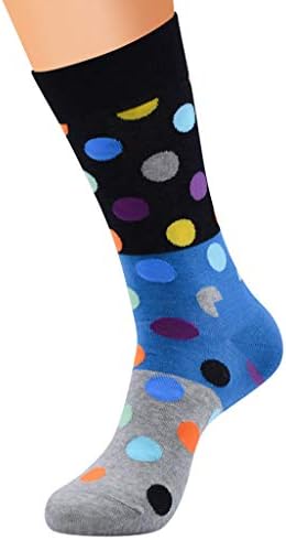 Дот печати памучни чорапи чорапи дама шема, обични мажи удобни чорапи тен волна чорапи жени