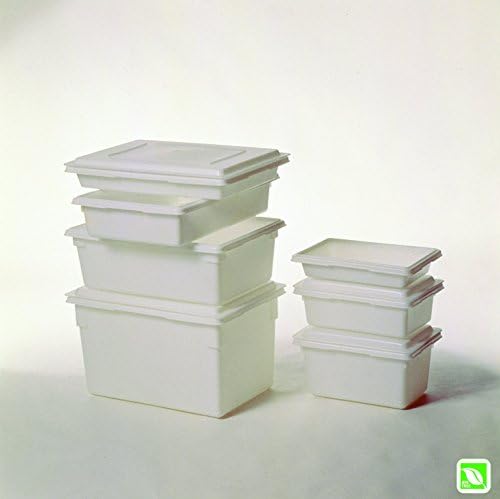 Тоте/Кутија За Храна за Комерцијални Производи, 5 Галони, Бела, Замрзнувач/Машина За Миење Садови, Складирање Храна/Организација