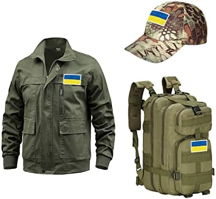 4PCS Украина украински закрпи на знамето, кука и јамка извезени тактички закрпи на знамето за ранец за ранец за капаци.