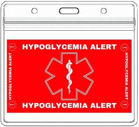 Хипогликемија Медицинска Предупредување Итна Картичка