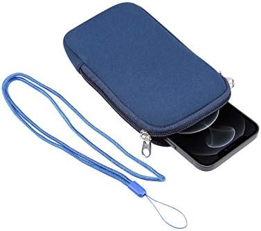 Телефонска футрола, носење на Neoprene телефонски ракав, 5,4 инчи Универзална мобилна торбичка мобилна торба со патент компатибилна со iPhone