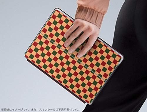 Декларална покривка на igsticker за Microsoft Surface Go/Go 2 Ultra Thin Protective Tode Skins Skins 000098 Checked Model Christmas