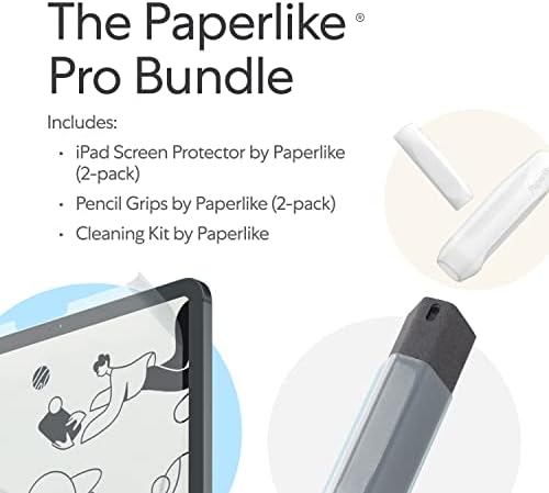 Пакет со хартија 2.0 Pro-комплет за се-во-еден вклучува заштитник на екранот за iPad Pro 12.9 , костец за моливи и комплет за чистење