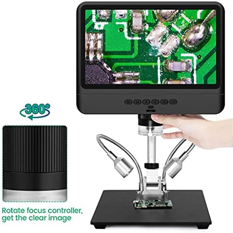 Микроскоп Quul 8,5 инчен микроскоп 1080p прилагодлив микроскоп за LCD дисплеј за лемење во индустриско одржување