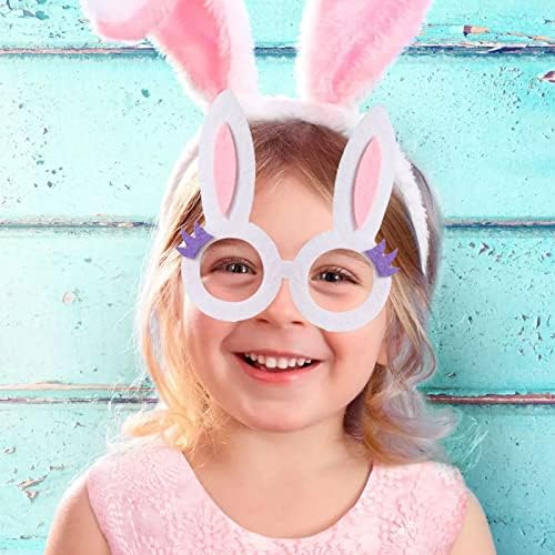 Бебе момче Фото реквизити Божиќен велигденски зајаче облечете очила за зајаче за зајаче, пилешки, зајаче очила - фотографии