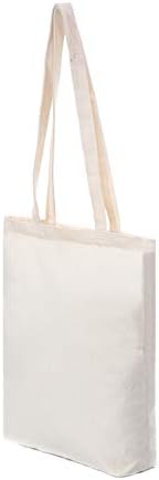 Келц Киц големо патент платно торбички торби со долниот џеб и патент џеб за занаети, шопинг, намирници и повеќе!