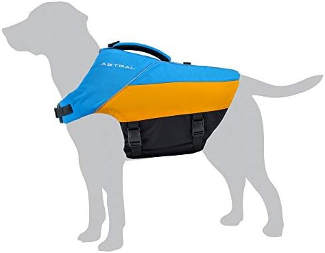 Astral Birddog Dog Life Jacket PFD за пливање и игра со вода, ол 'сина