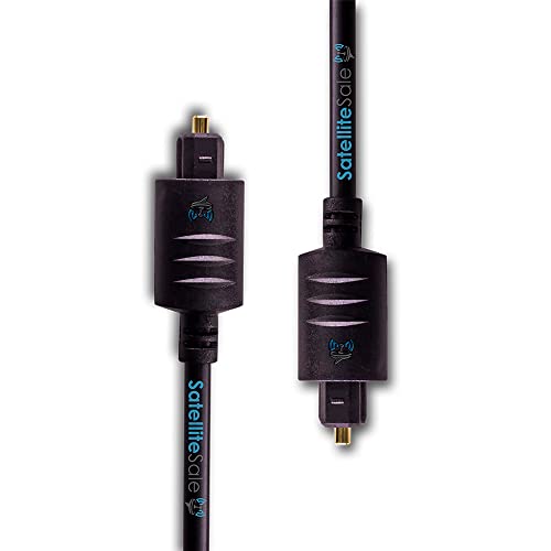 Satellitesale Digital Toslink SPDIF аудио оптички влакна кабел Универзална жица ПВЦ црн кабел 1,5 стапки