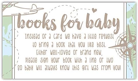 50 Авантура Книги За Бебе Туш Барање Картички-Бебе Туш Покана Инсерти