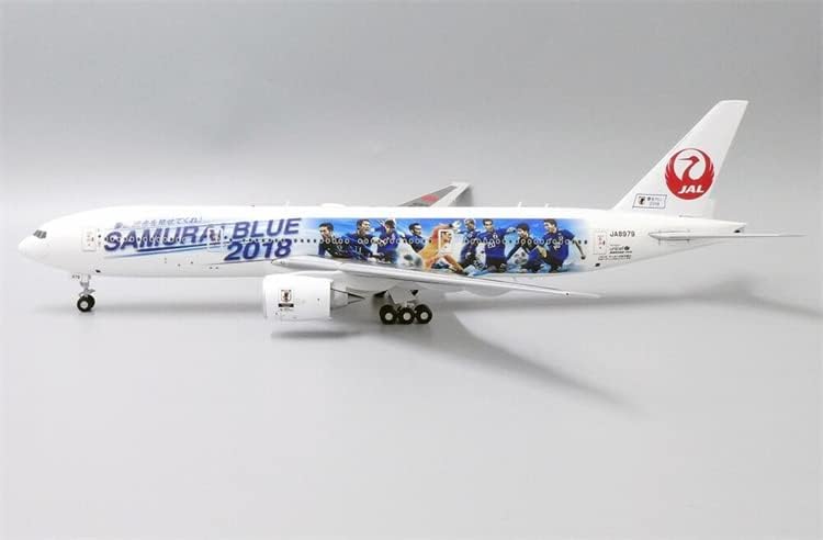 JC Wings Jal Japan Airlines за Boeing 777-200 Blue JA8979 со Stand Limited Edition 1/200 Diecast Aircraft Pre-Build Model