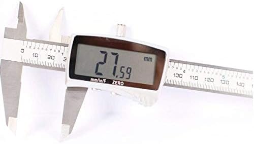 Алатка за мерење на калипер Jf-Xuan Vernier 0-150mm, дигитален калипер на дигитален калипер на дигитален калипер, дигитален калиперски, електронски