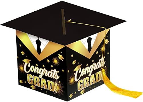 2023 кутија за картички за дипломирање со Тасел, честитки за матура за картички за дипломирање за дипломирање церемонија за дипломирање и партиски