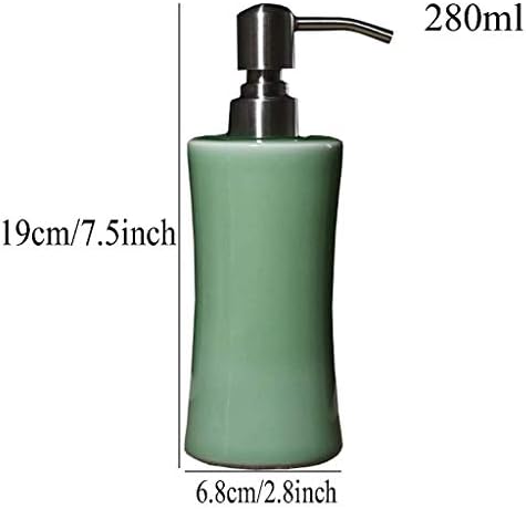 Диспензерот за сапун BKDFD, диспензерот за сапун на плоштад countertop, погоден за сите видови течен сапун или лосион во бањата