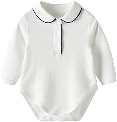 Shokids Baby Bodysuit кратка и долга ракав Едноделна облека за девојчиња за новороденчиња 0-24 месеци