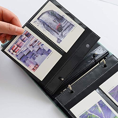 Урагани 100 џебови 3 инчи фото албум торбички за чување картички за чување картички колекција на билети за Fuji Instax Mini Liplay 9 8 8+