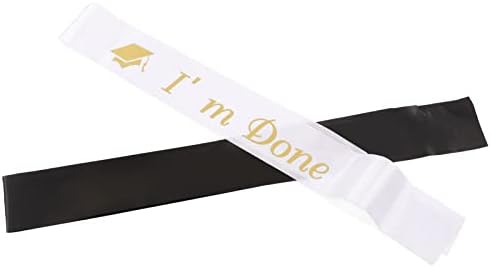 Дипломирање на Рагузо, украдена, добра декорација Полиестер материјал за дипломирање, минималистички дизајн, црно бело со златно