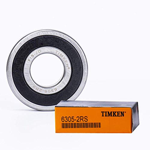 4PACK TIMKEN 6305-2RS Двојни гумени заптивки на лежишта 25x62x17mm, пред-подмабнати и стабилни перформанси и ефикасни, лежишта