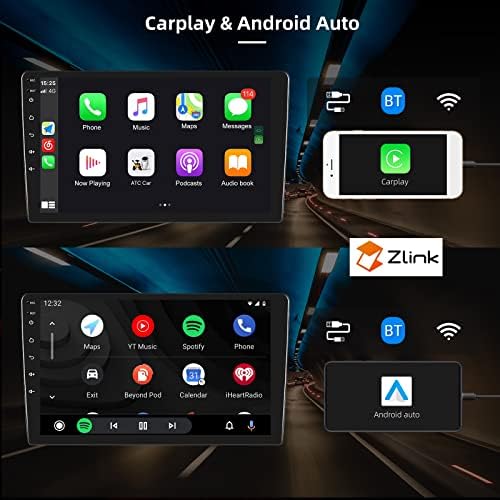 2g 32g Android 11 Автомобил Стерео За Toyota Земјиште Крузер Прадо 120/Lexus Gx470 2004-2009 9Apple Carplay Екран На Допир Bluetooth Автомобил