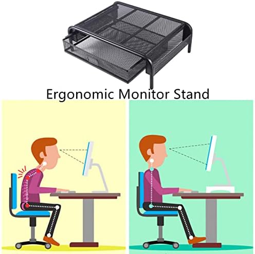 YCOCO MONITOR Stand Computer Riser Desk Organizer Stand Desktop Printer Stand For Computs Computs Sharce Shoff & Ector Screen 16,7